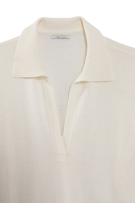 ECRU CHEVRON KNIT SWEATER OFF-WHITE 5