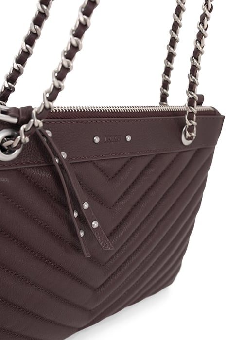 GARNET LEATHER 1440 REPORTER CLUTCH BAG BURGUNDY 4