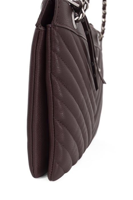 GARNET LEATHER 1440 REPORTER CLUTCH BAG BURGUNDY 5