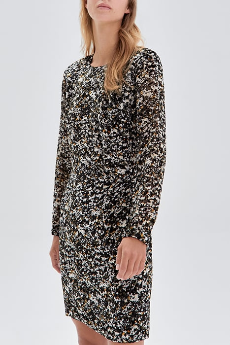 PURE EDITION- BLACK TACHIST ROCK DÉVORÉ DRESS BLACK 1