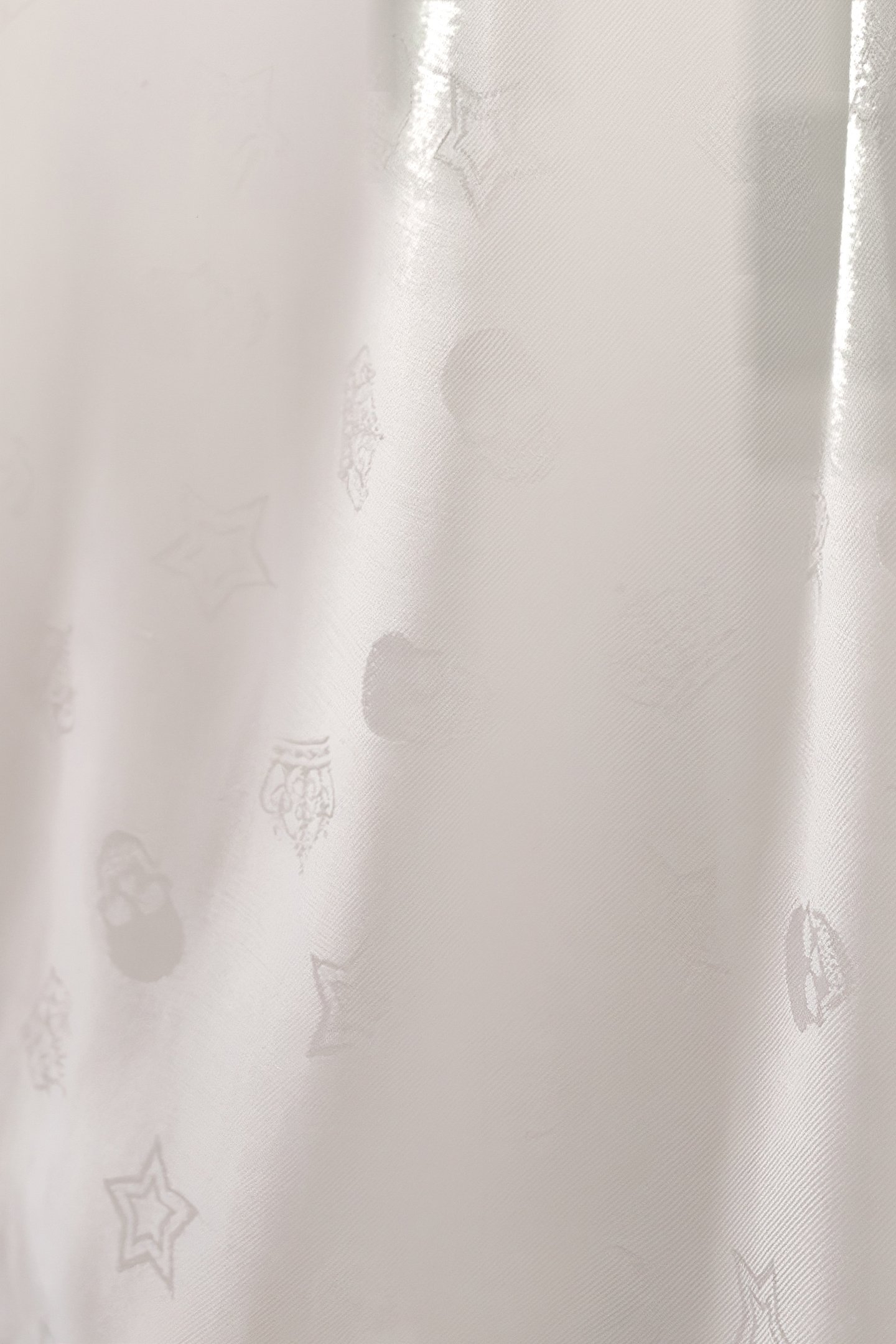 ECRU ROCK MOTIF JACQUARD BLOUSE OFF-WHITE 8