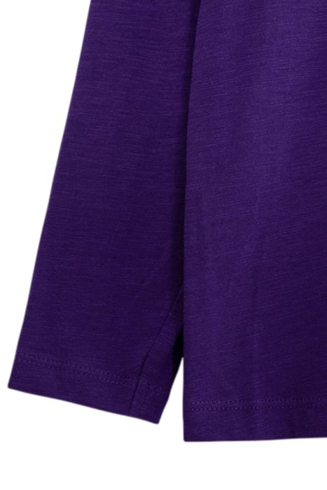 BOYS’ PURPLE T-SHIRT, ACE OF SPADES IMAGE FRONT AND BACK PUR 4