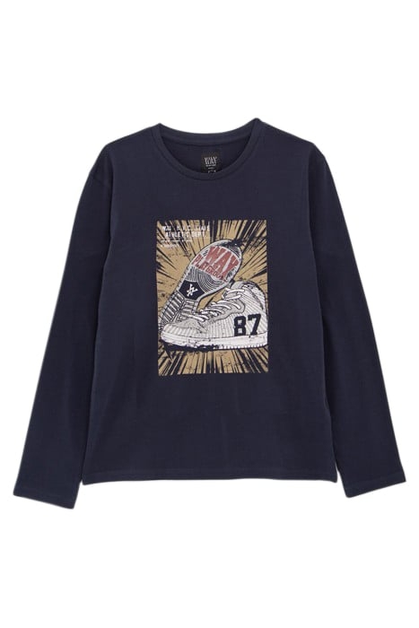 BOYS’ NAVY TRAINERS’ IMAGE T-SHIRT NAVY 3