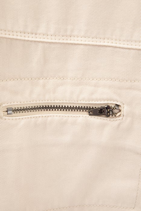 GIRLS ECRU LYOCELL® SHIRT WITH ZIPPED POCKETS SNOW WHITE 5