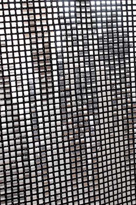 GIRLS’ SILVER GREY SQUARE SEQUIN DRESS GREY 7