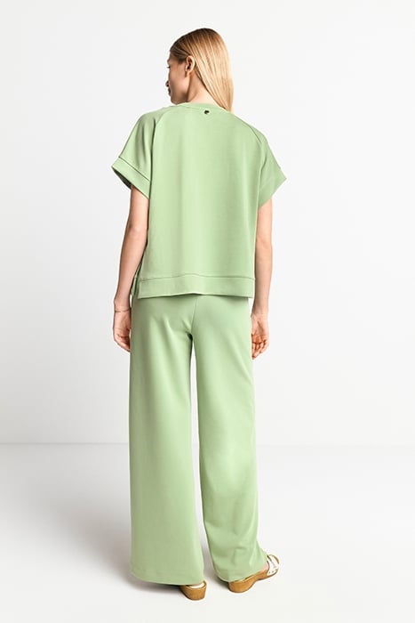 TENCEL PEACHED SHIRT MATCHA 3