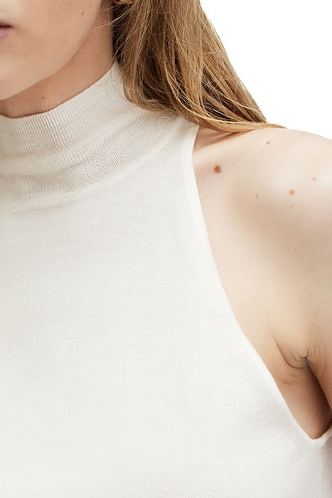 CONNIE ROLL NECK CHALK WHITE 7