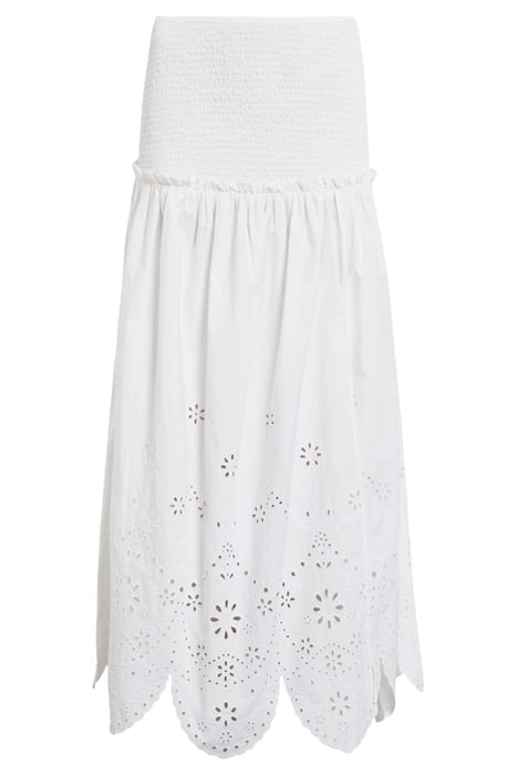 ALEX EMB SKIRT OFF WHITE 4