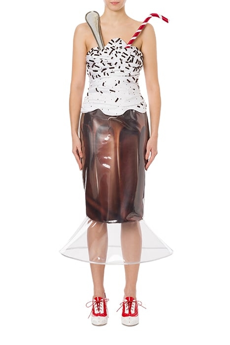 MOSCHINO'S ICE CREAM DUCHESS DRESS WHITE 1