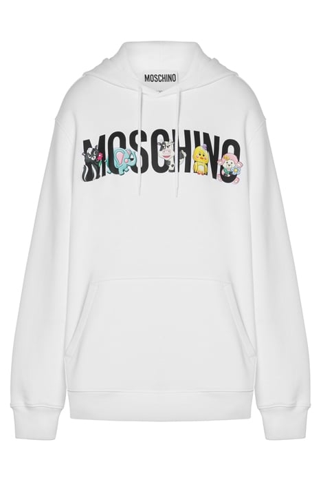 CALICO ANIMALS LOGO HOODIE WHITE 3