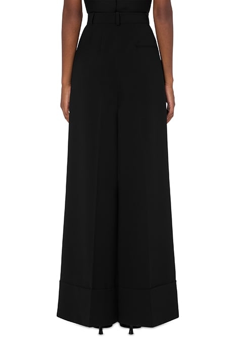 PALAZZO TROUSERS IN CREPE BLACK 2