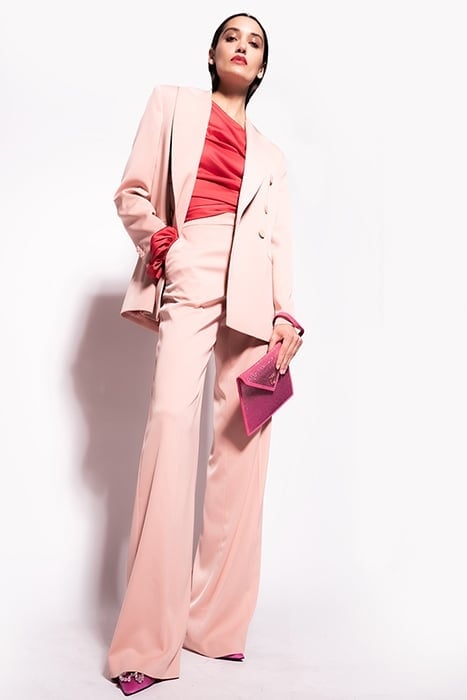 PINTO PANTALONE ENVER SATIN LUCIDO CAMEO ROSE 7