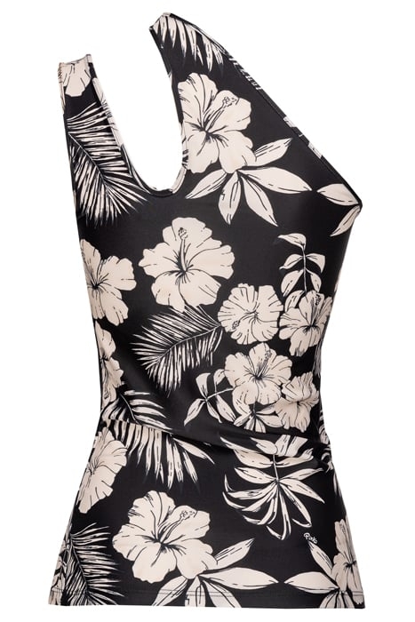 TIRCHIO TOP JERSEY TECNICO ST.FIORE GRAFICO BLACK/BUTTER 2