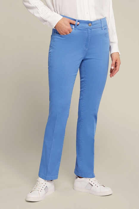 STRETCH DRILL TROUSERS BLUE 1