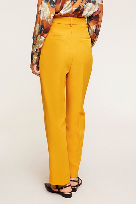 TROUSERS WITH DARTS YELLOW 2