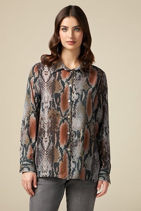 GEORGETTE PATTERNED SHIRT GREY 1