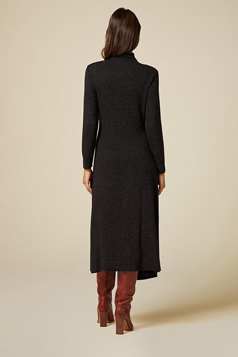 Long jersey dress with slit 2