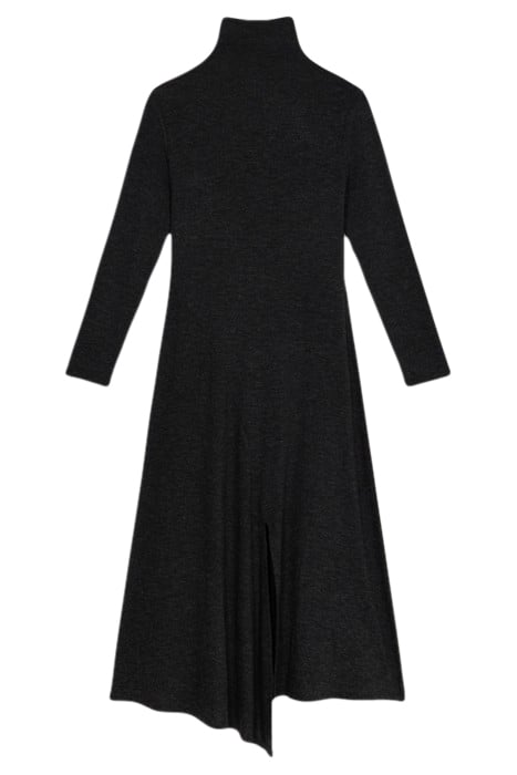 Long jersey dress with slit 3
