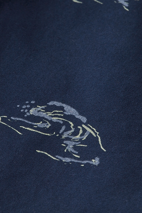 MID LENGTH - ALL-OVER PRINTED CHINO SHORT SAIL BOAT NIGHT MI 3