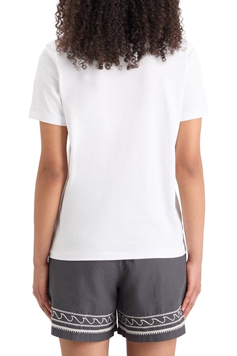 REGULAR FIT LEFT CHEST ARTWORK T-SHIRT WHITE 2