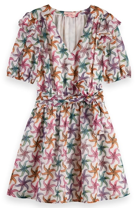 RUFFLED MINI DRESS STARFISH 1