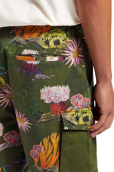 SEASONAL - RELAXED PRINTED TWI CAMO CORAL AOP 7