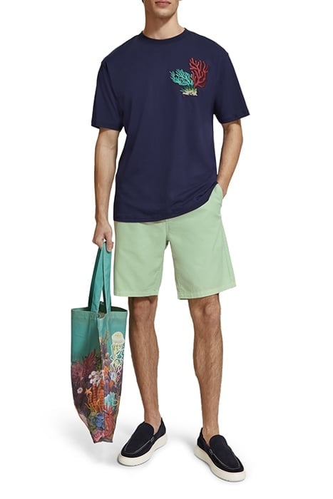 STUART - COTTON-BLEND TWILL SH SEAFOAM 3