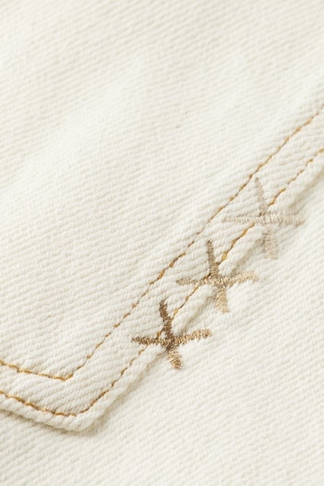 THE DROP REGULAR TAPER JEANS WHITEWASH 8