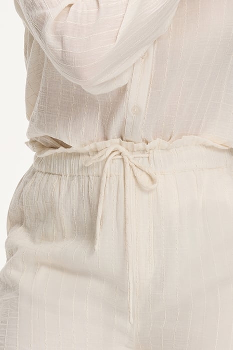 MILA SLUB SHORTS LIGHT KIT WHITE 8