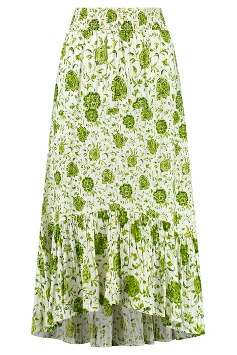 GIA SKIRT BOTANIC FLOWER GREEN BOTANIC PASSIFLORA 4