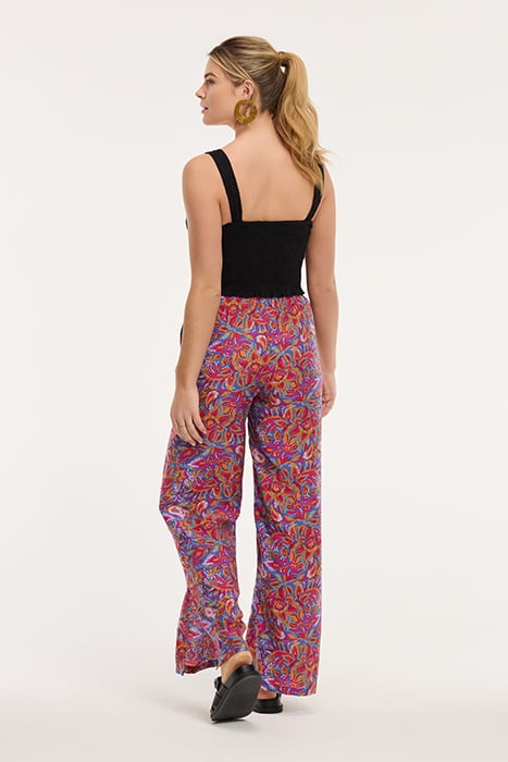 MEREL TROUSERS SICILIAN FLOWER PURPLE SICILIAN FLOWER 4