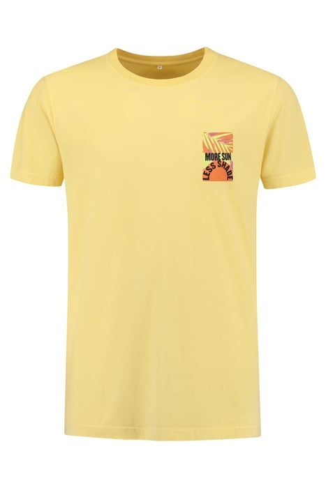 MORE SUN LESS SHADE T-SHIRT SPRING YELLOW 4