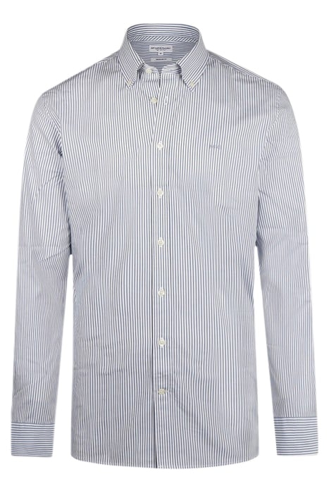 STRIPED POPLIN SHIRT FADED BLUE 1