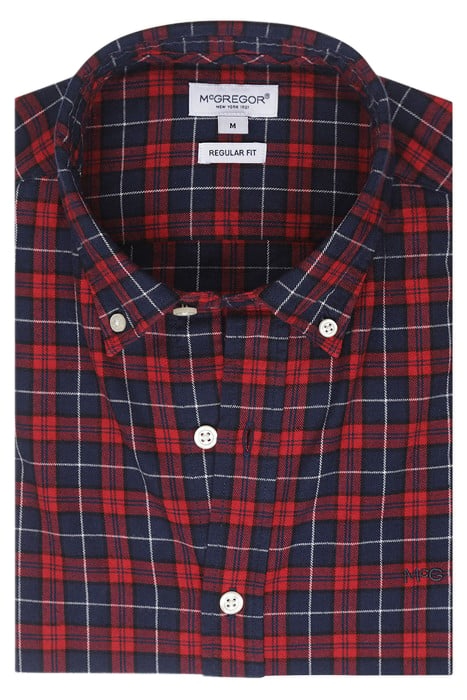 CLASSIC Y/D CHECK SHIRT RED 3