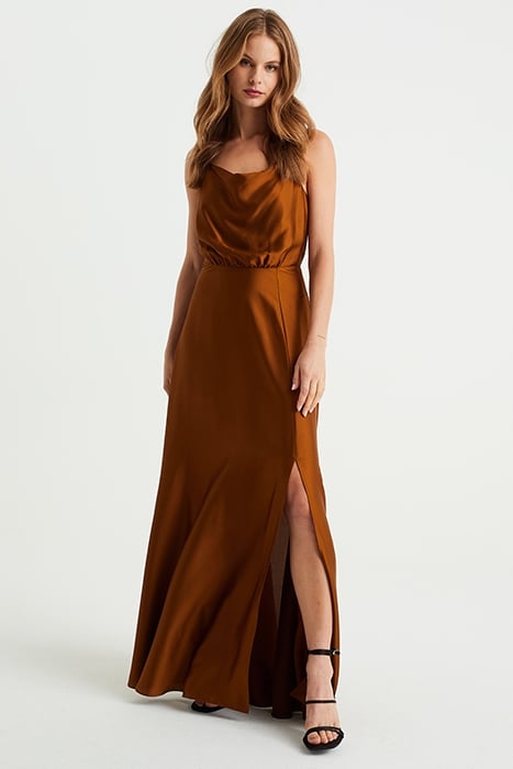 DRESS MAXI LENGTH BRONZE 1