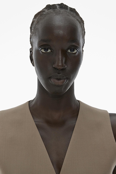 TUX VEST POLYESTER, VIRGIN WOOL, ELASTANE TAUPE 4