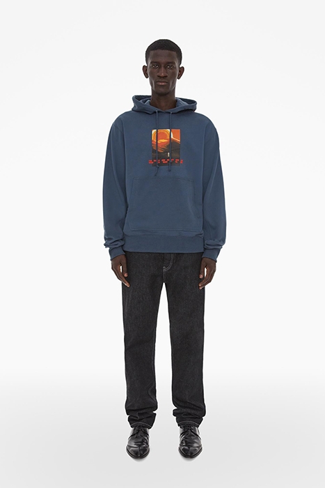 OUTER SP HOODIE COTTON PRUSSIAN BLUE 3