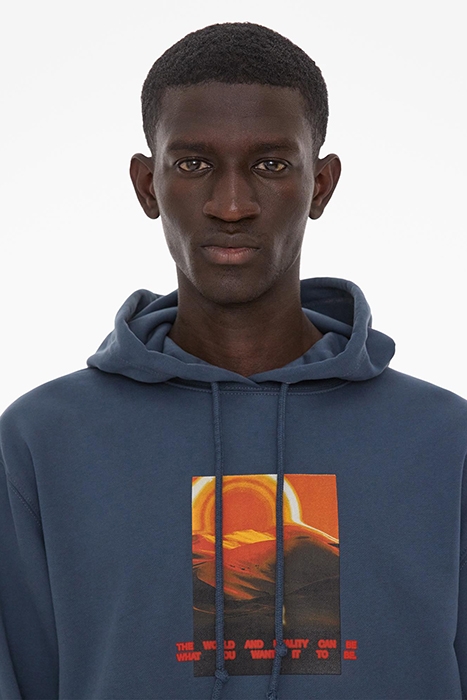 OUTER SP HOODIE COTTON PRUSSIAN BLUE 4