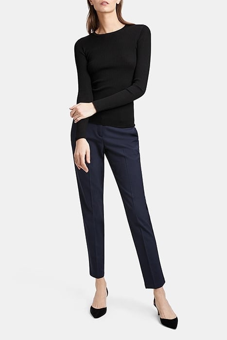 SLIM-FIT SWEATER IN MERINO WOOL BLACK 1