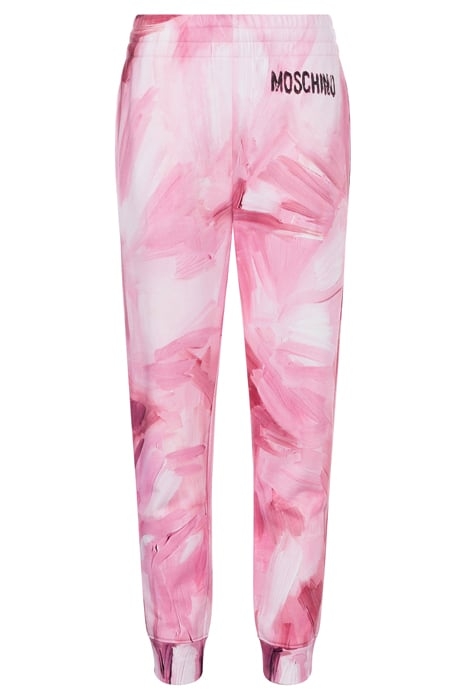 PAINTING FLEECE JOGGING PINK 3