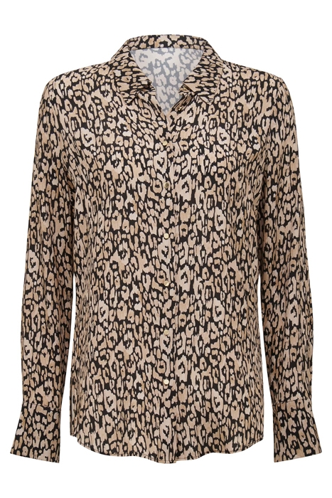 LILA LONGLINE PRINTED SHIRT PAINTERLY ANIMAL 4