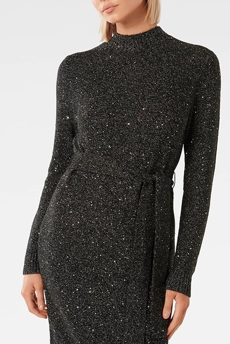 SOPHIE SEQUIN DRESS BLACK SEQUIN 5