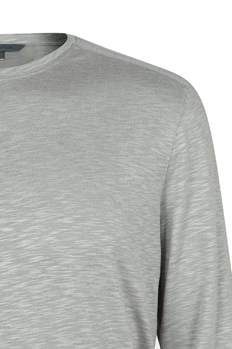 REGULAR FIT LS SLUB YARN CREW GRIFFIN GREY 3