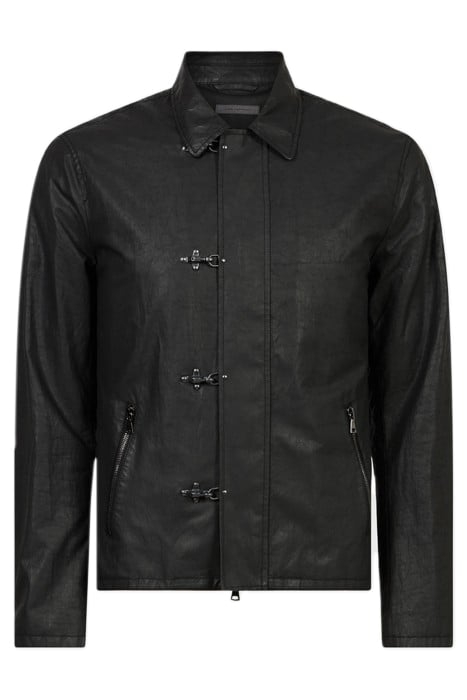 TOGGLE FRONT CLOSURE OUTERWEAR BLACK 1
