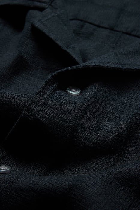 DANNY SS CAMP SHIRT BLACK 2