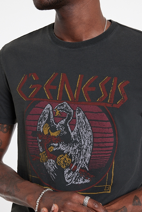 SS RAW EDGE TEE VINTAGE WASH -GENESIS EA BLACK 3