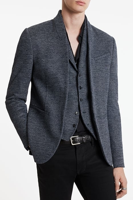 SLIM FIT HOOK AND BAR CLOSURE SHORT SHAW NAVY 1