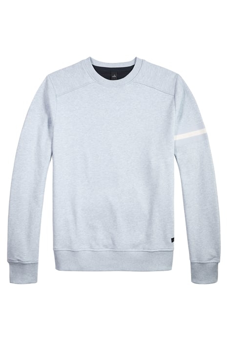 MOORE-BAND | CREW NECK SWEATER LIGHT BLUE MELANGE 1