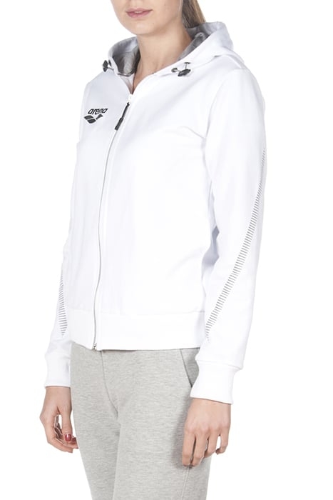 W TL HOODED JACKET WHITE 3