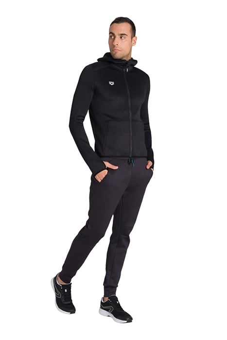 M HOODED SPACER REVERSIBLE F/Z JACKET BLACK-IRIDESCENT STRIP 3